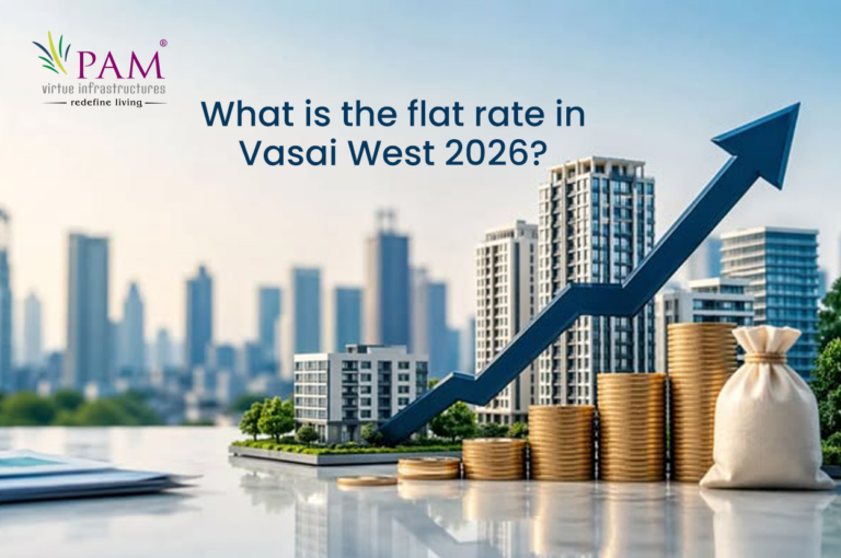 What is the flat rate in Vasai West2026?